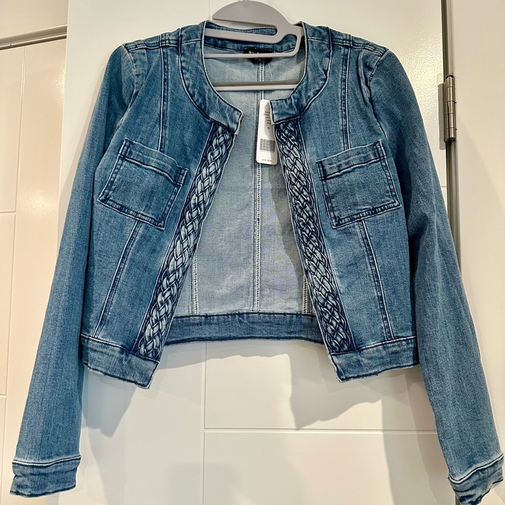 bebe Light Blue Jean Jacket